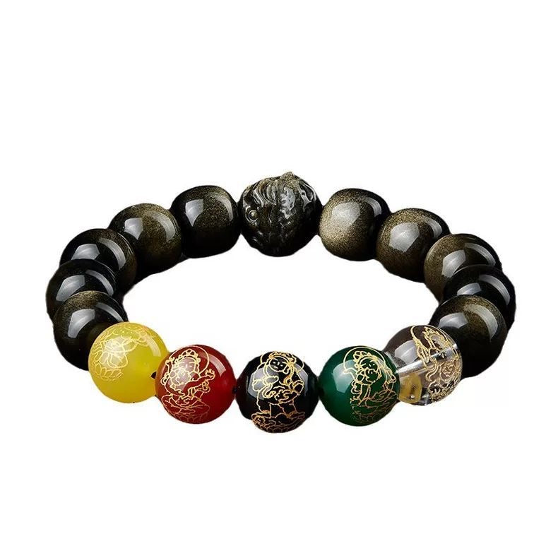 祈福信物（五路财神生肖手串）