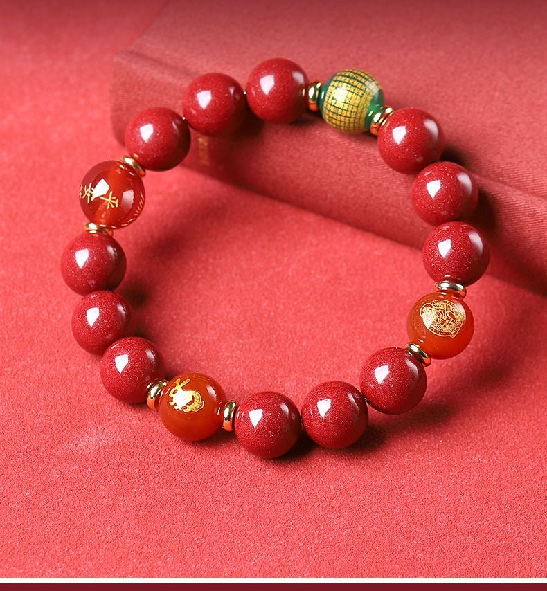祈福信物（本命年朱砂手串）