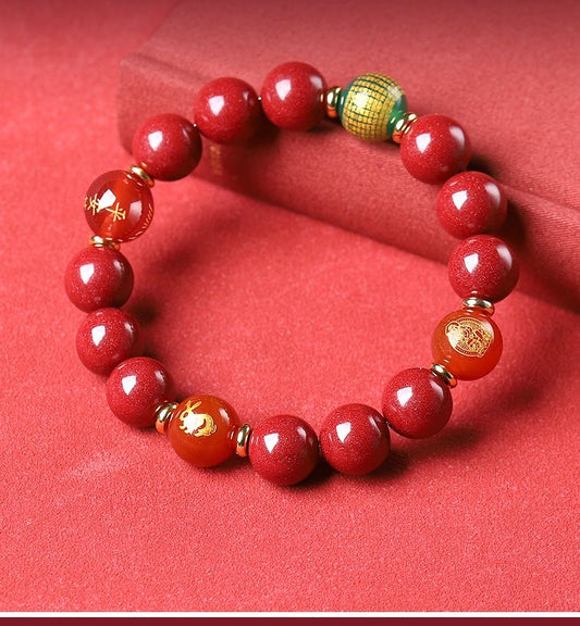 祈福信物（本命年朱砂手串）